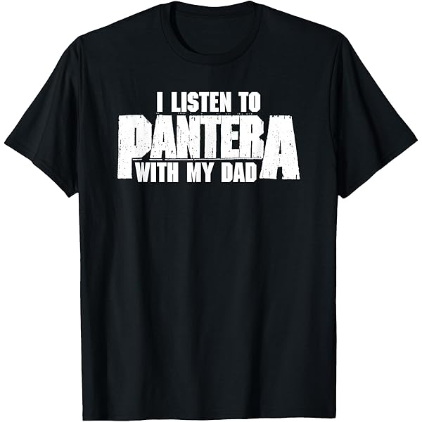 Amazon.com: Pantera Official My Kids Listen to Pantera T-Shirt